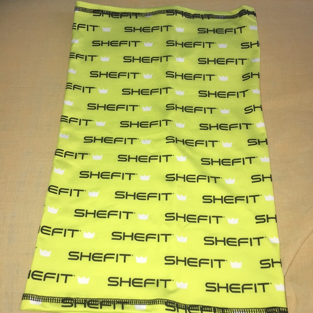 SHEFIT Bright Yellow Multifunctional Buff Sleeve Headwear
